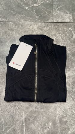 Black Define Jackets Gold Zipper | Cropped/Full Length