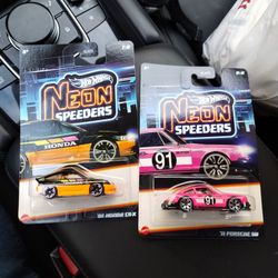 Hot Wheels Silver Series Neon Speeders