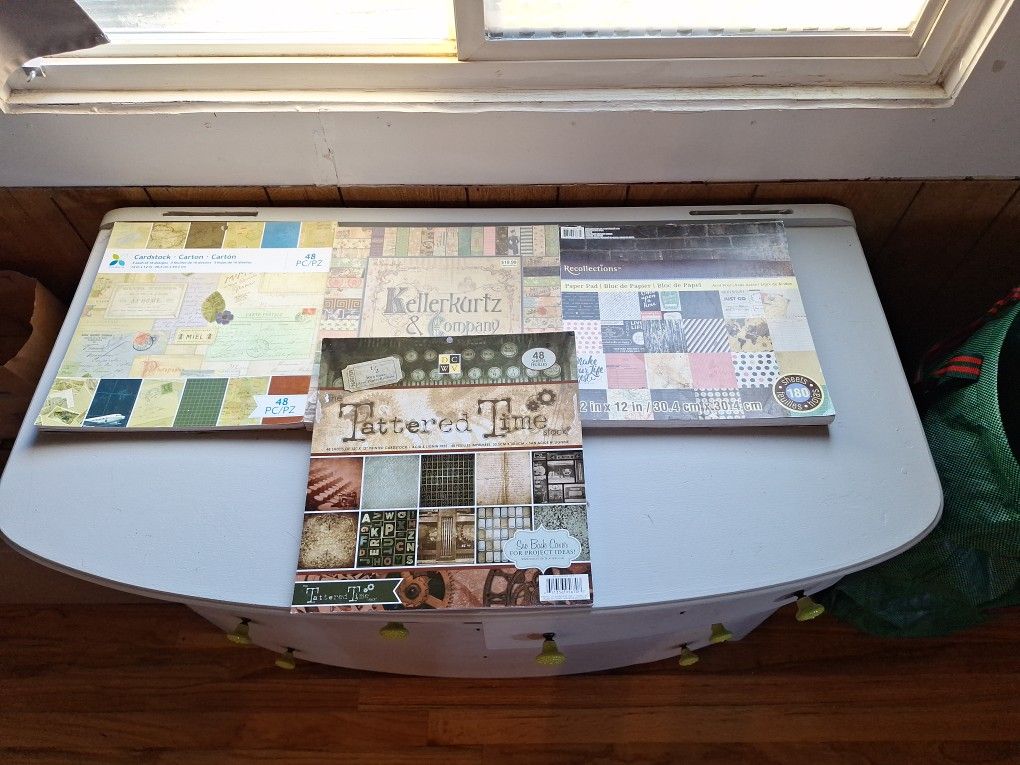 4 Card Stock Paper Packs 12x12 Sheets