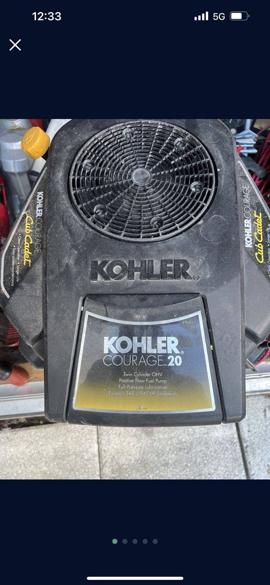 Kohler Courage 20 HP Motor