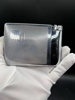 Vintage Silver Combination Cigarette Case Lighter