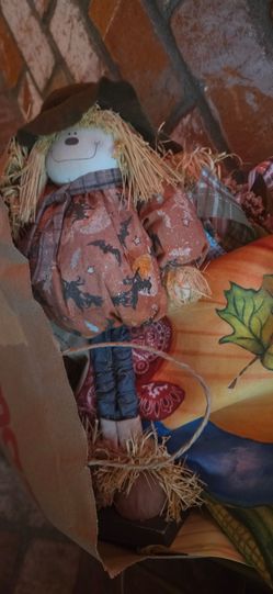 FREE FREE Halloween Scarecrow Rag Doll Decoration