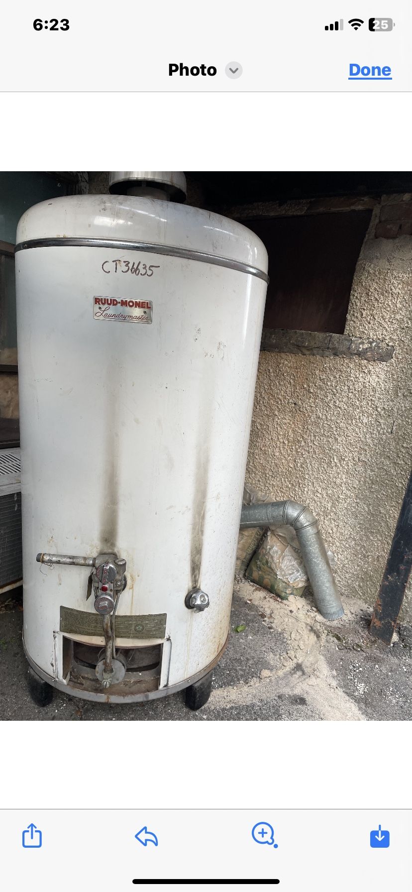 1955 Gas water Heater Working Well