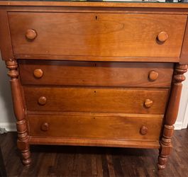 Antique solid wood dresser