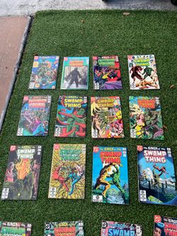 Vintage DC Comics Lot of 15 Saga of the Swamp Thing Copper Age Comic Books