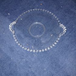 Old Vintage Glass Dish