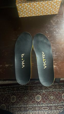 VKTRY Gold Carbon Fiber Insoles - Size 8.5