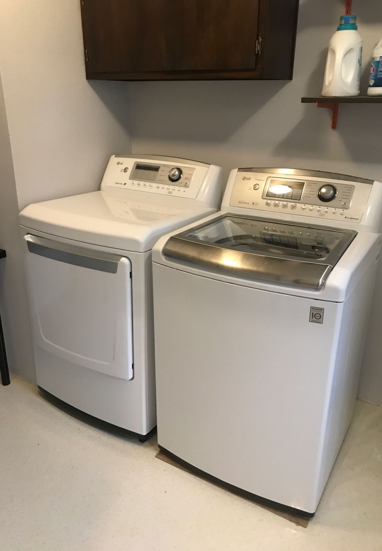 Lg washer and dryer set- electric