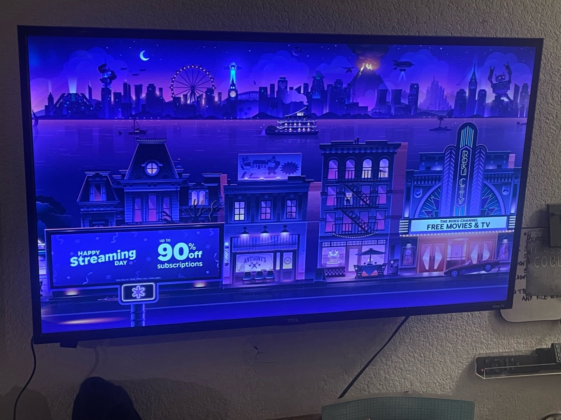 The TCL 43-inch (1080p) LED Roku Smart TV (43S303)