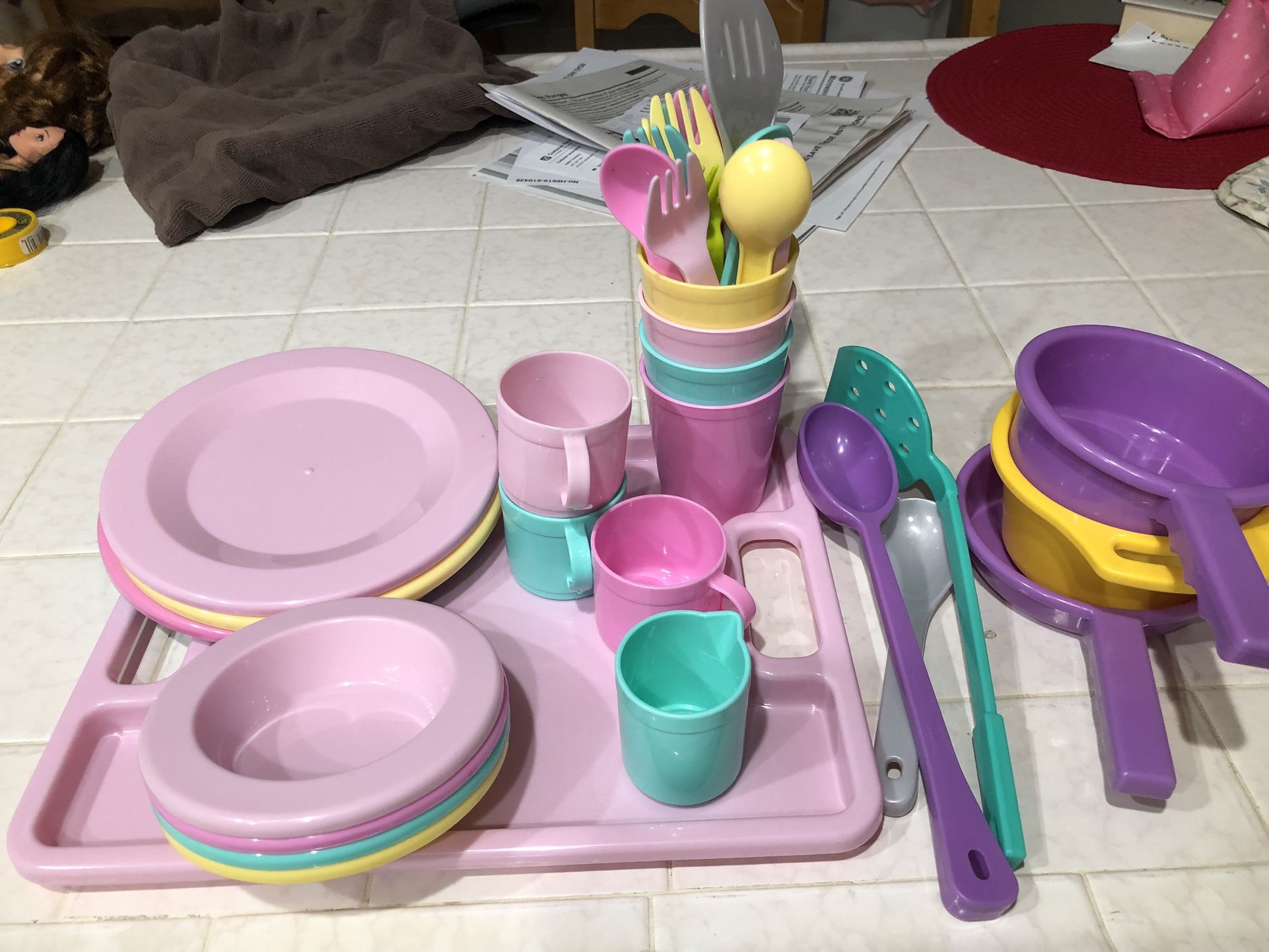 Kids Play Kitchen Set