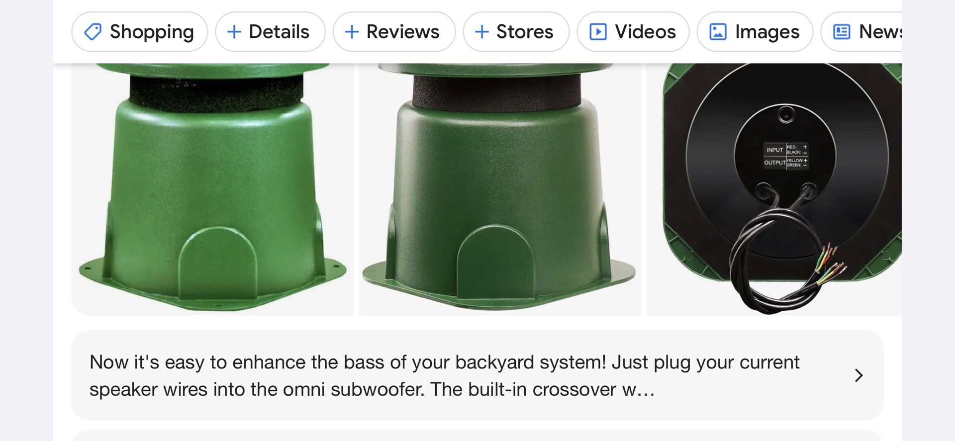 2-OSD Audio Sub 200 Outdoor Omni Subwoofer One Speaker Used Like New Second Speaker New In The Box Never Been Opened