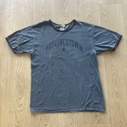 Vintage 90’s Provincetown College Star Ringer Shirt Size L