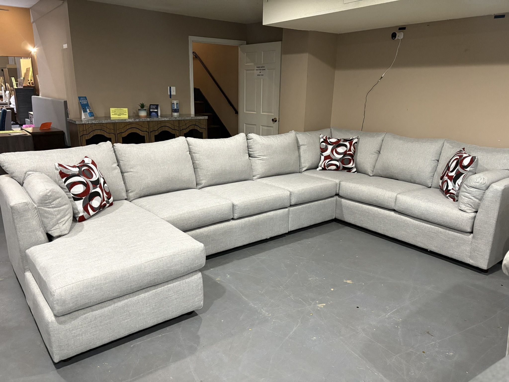 New Hughes Furniture Sectional