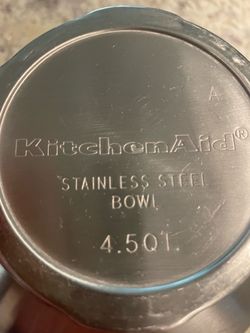 KitchenAid stainless steel mixing bowl