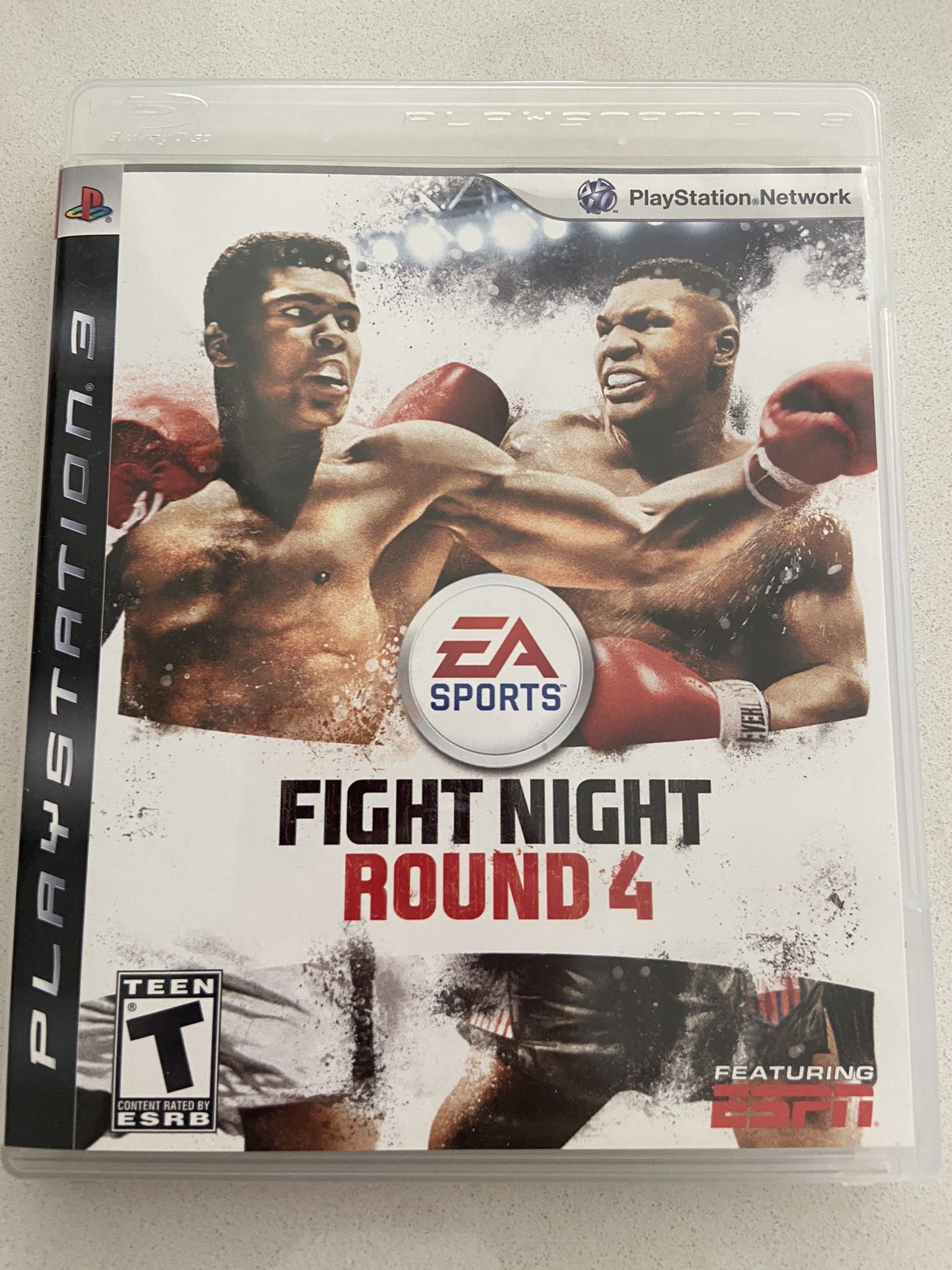 Fight Night Round 4 Boxing Sony PlayStation 3 2009 Complete CIB Featuring ESPN