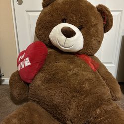 Giant large 6ft/72 Inch Brown Be mine Valentine’s Day Stuffed Bear