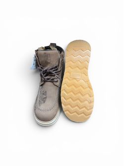 Leather work boots