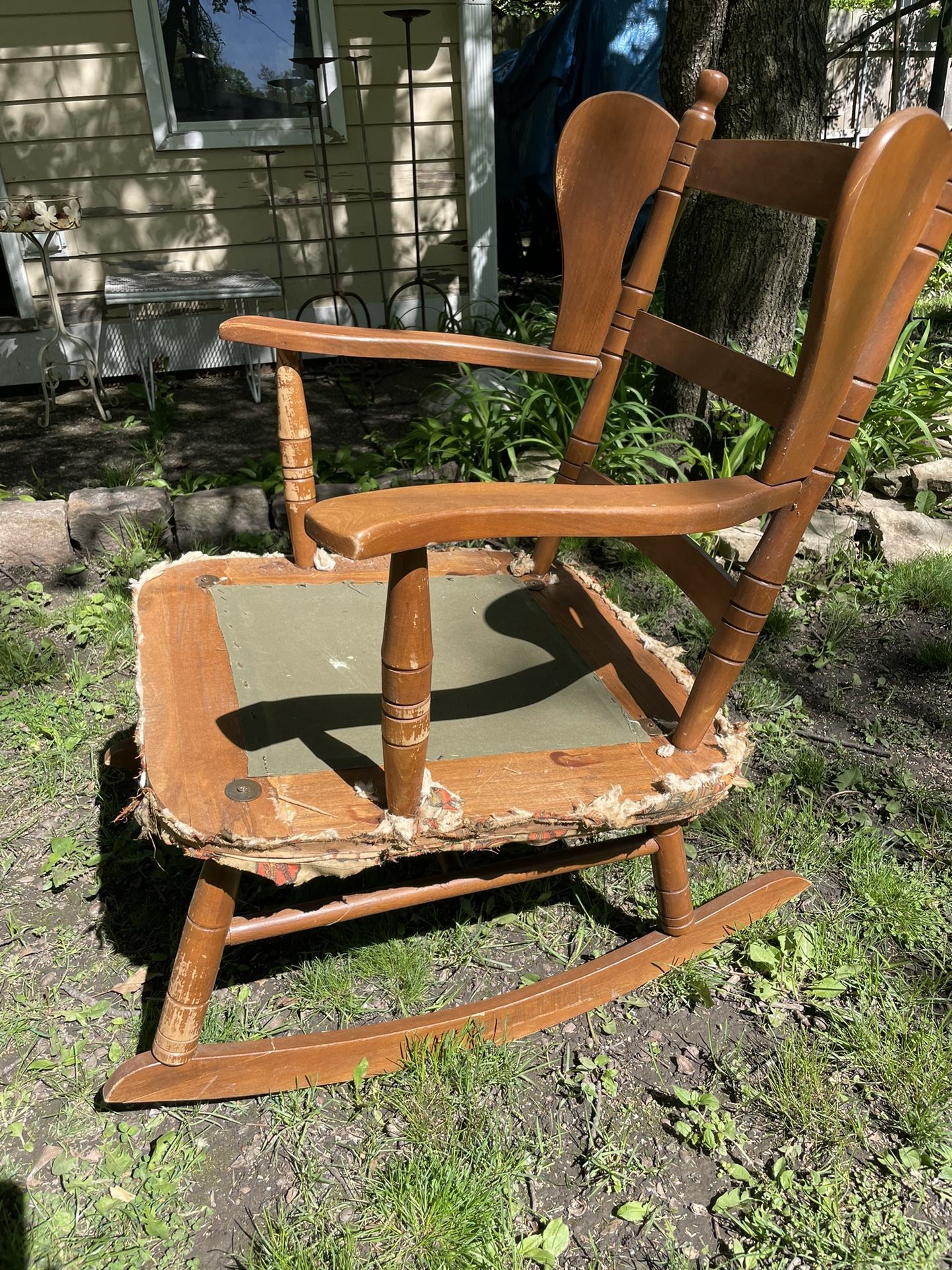 Original 50’s Rocking Chair/needs Seat