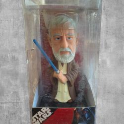 Star Wars Obi-Wan Kenobi Funko Wacky Wobbler Series 2 Bobblehead 2008 NIB Vintage 