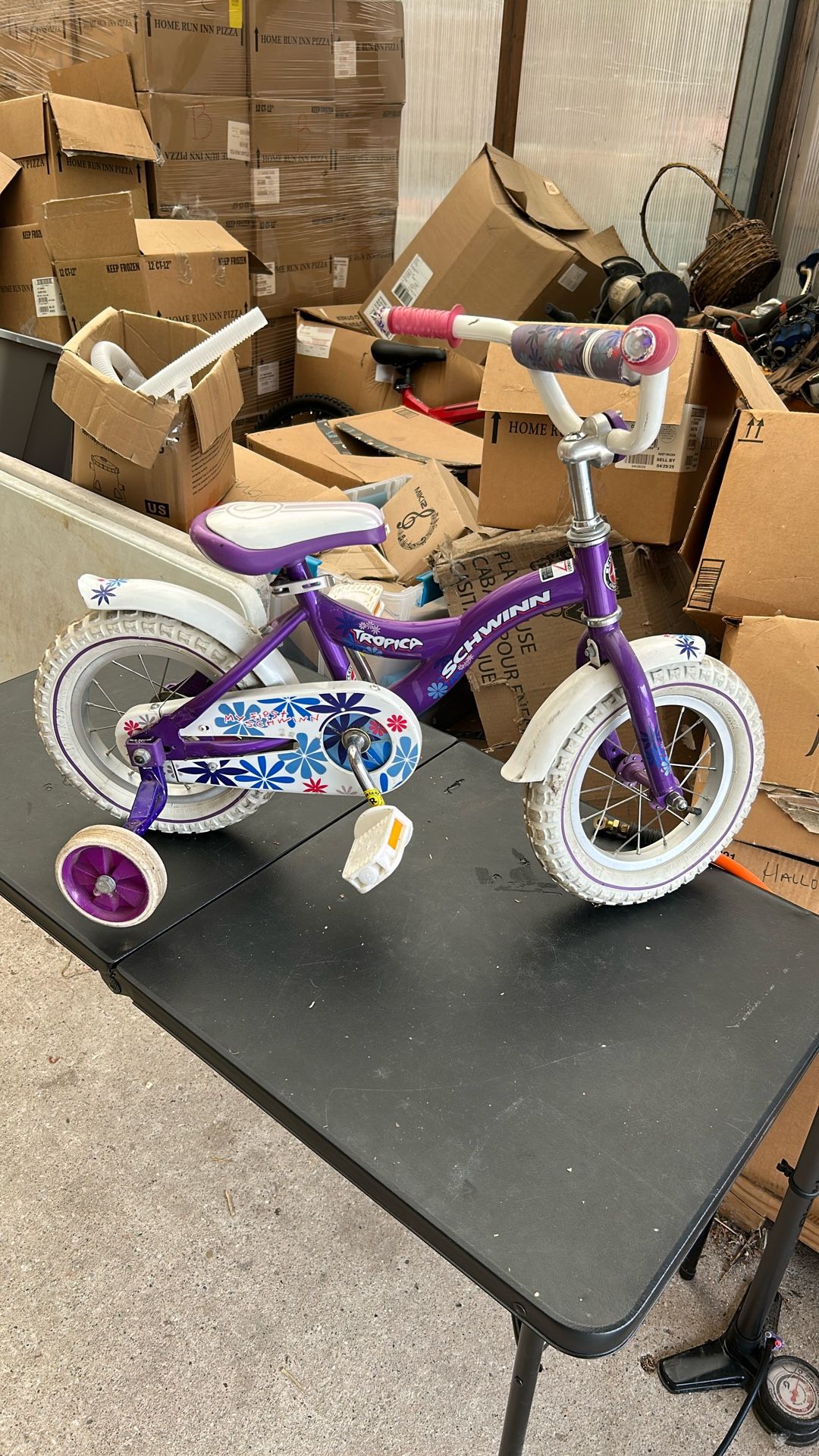 Schwinn Tropica Girls 12” Bike W/ Training wheels