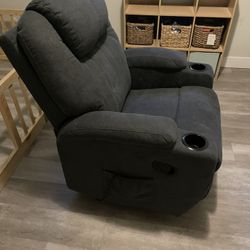 Swivel Recliner With Massage And Heat