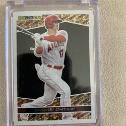 Shohei Obtain Topps Black And Gold Card