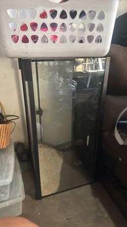 50 gallon reptile tank with front closing / opening doors