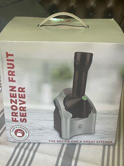 Chef’s Counter Frozen Fruit Server. Transforms fruit into a smooth ice cream style treat