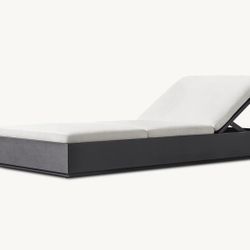 Restoration Hardware (RH) Marbella Aluminum Chaise (Retail Price $4,215)
