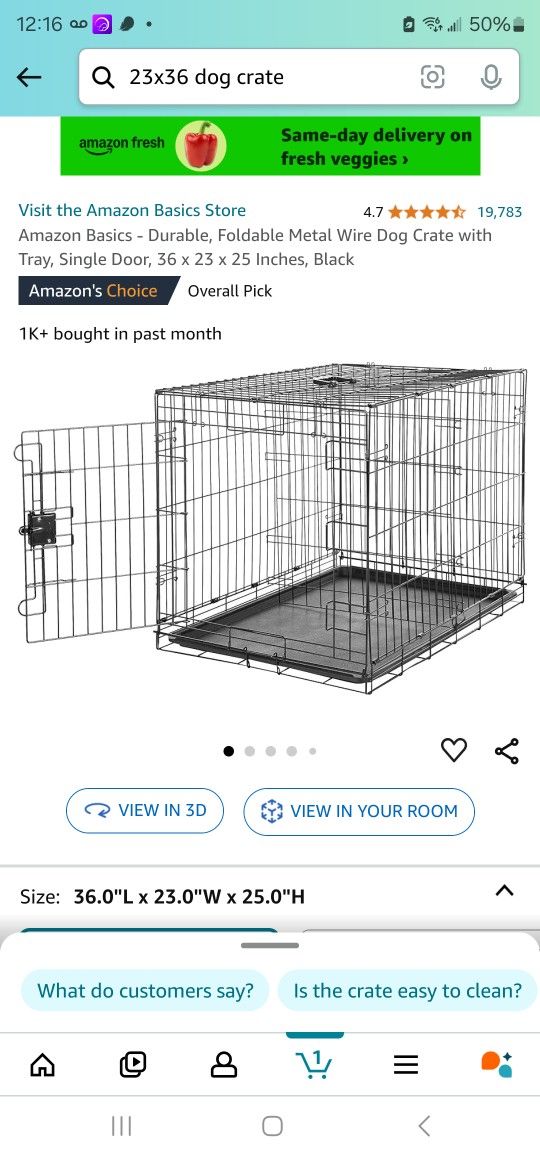Dog Crate Metal 