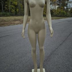 Full Size Female Mannequin On A Pedestal 