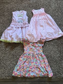 10 pieces 4T-5T Toddler Girl Dresses,OBO