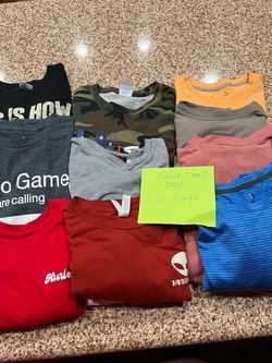 Bundle of 10 Boys / Adult Small Shirts😀