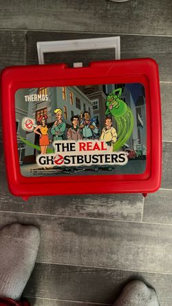 Ghostbusters Vintage Lunch Box And Thermos 