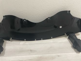 challenger skid plate, oil plate, underbody with break ducts