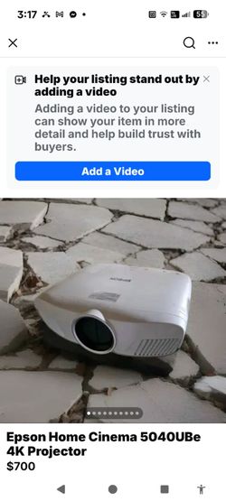 Epson Home Cinema 5040UBe 4K Enhancement HDR Projector