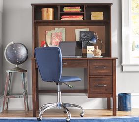 Kendall Storage desk and hutch, Tuscan Pottery Barn Kids (like new)