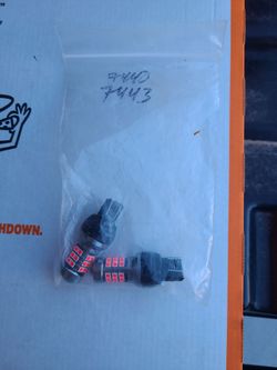 Brand new pair of 7(contact info removed) led bulbs red color