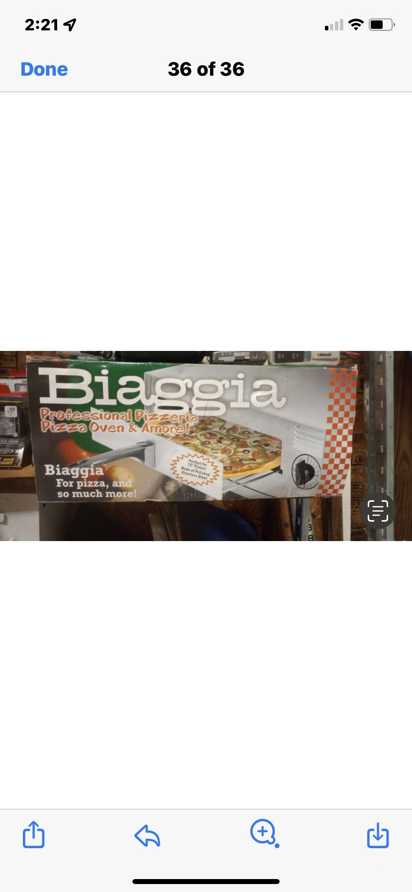 Biaggia 12” Piazza Oven