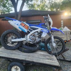 2017 yamaha WR 450F  2,500 miles With Title