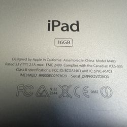 Apple iPad, 3rd Generation Model A1403 16GB (DAMAGED)