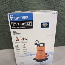 Utility Pump And Transfer Pump