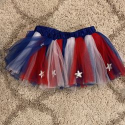 July 4th Patriotic Tule Skirt