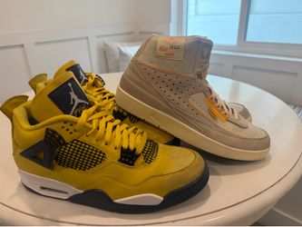 Size 11 Jordan 4s and Jordan 2s