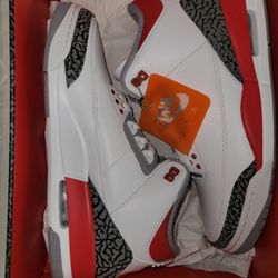 Jordan 3 Fire Red