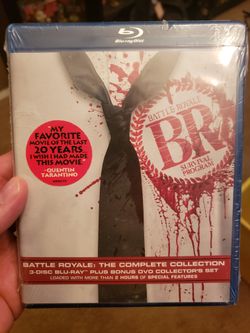 New, Sealed Blu Ray - Battle Royal And Firefly