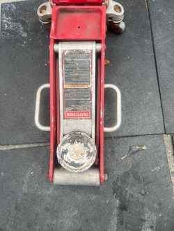 Craftsman hydraulic floor Jack  aluminum  Used