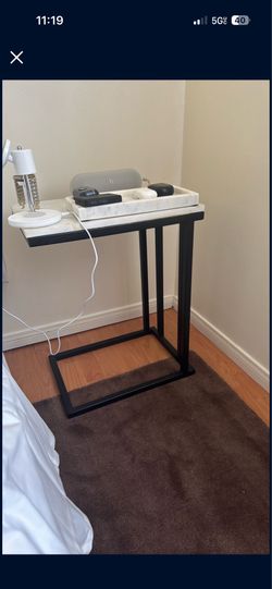 Marble Side/ Laptop Table