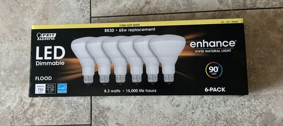 New Dimmable Light Bulb 6 Pack
