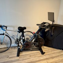 52CM Road Bike Trek + Indoor Trainer + Travel Case